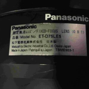 Optique pour vidéoprojecteur Panasonic
